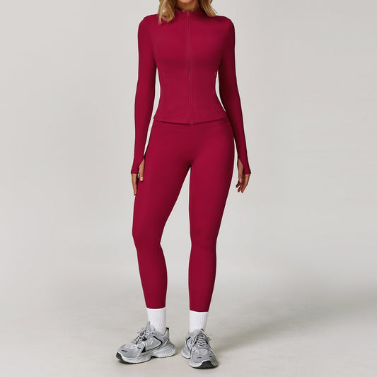Tight Quick-drying Workout Outdoor Running Brushed Yoga Suit