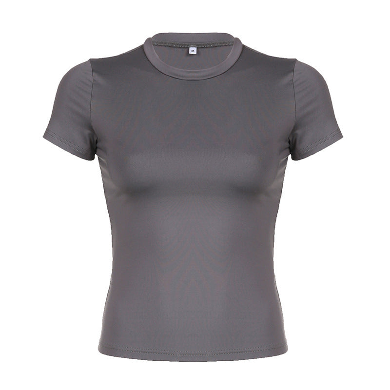 Essential Ribbed Crop Tee