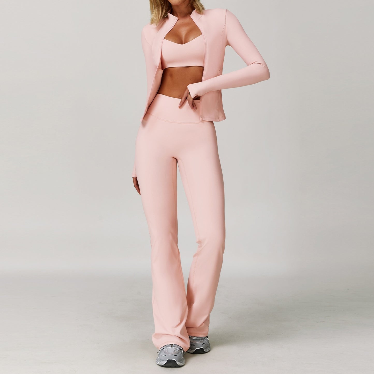 Seamless Yoga Set – 3 Piece Sculpt Collection