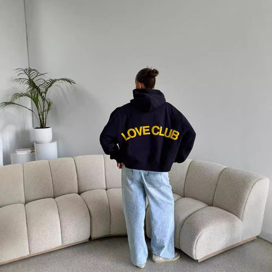 Trendy Streetwear Pullover Hoodie