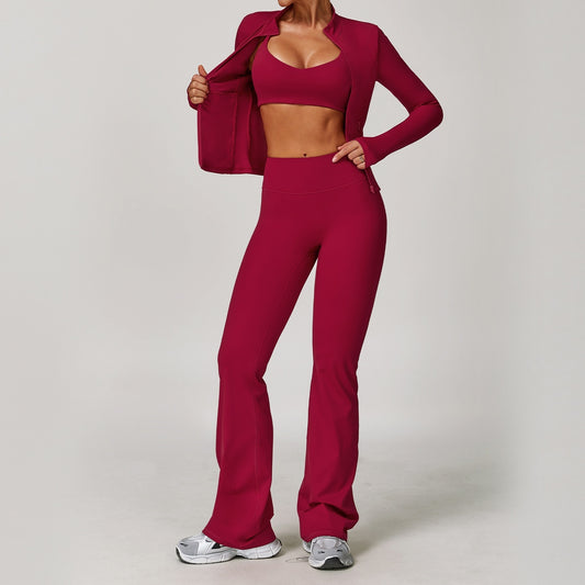 Seamless Yoga Set – 3 Piece Sculpt Collection