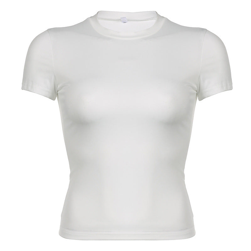 Essential Ribbed Crop Tee