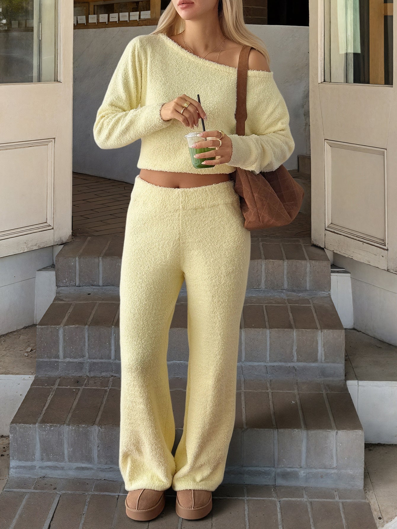 Sports Long-sleeved Sweater Trousers Suit Women